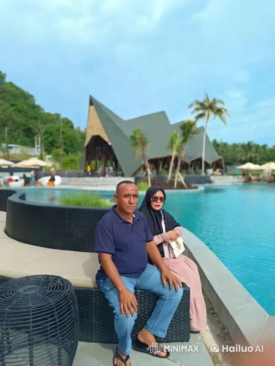 Luxurious Poolside Serenity with Modern Aesthetic – AI Generated Video | Hailuo AI