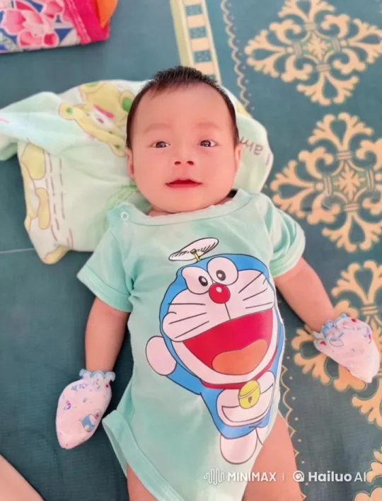 Baby Dances Adorably in Doraemon Onesie – AI Generated Video | Hailuo AI