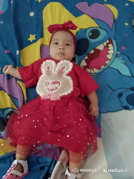 Baby's Playful Dance in Colorful 'Lilo & Stitch' Setting – AI Generated Video | Hailuo AI