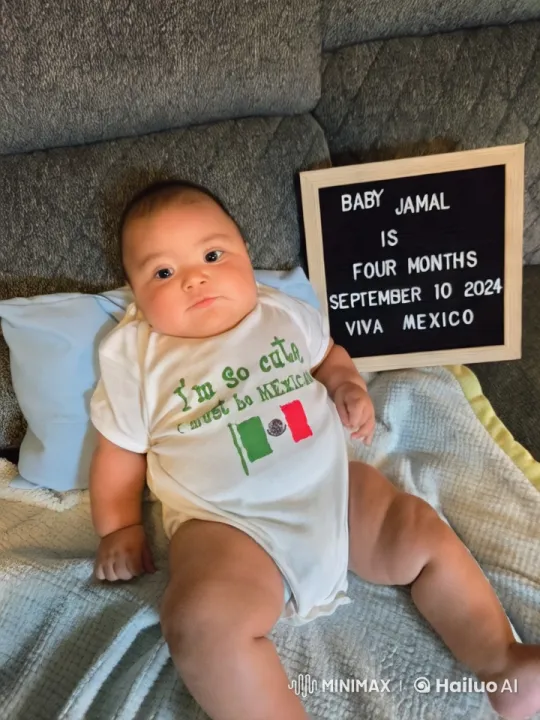 Baby Jamal Celebrates 4 Months in Playful Dance – AI Generated Video | Hailuo AI