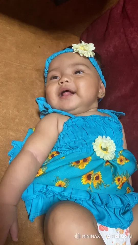 Baby in Sunflower Dress Shows Dance and Kung-Fu Moves – AI Generated Video | Hailuo AI