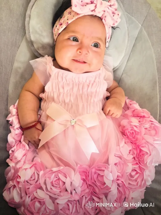 Baby in Pink Dress Mimics Kung Fu, Dances Gracefully – AI Generated Video | Hailuo AI