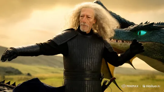 Old Warrior and His Majestic Dragon Companion – AI Generated Video | Hailuo AI