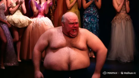 Transgender Transformation: From Pervert to Beauty in Cabaret – AI Generated Video | Hailuo AI