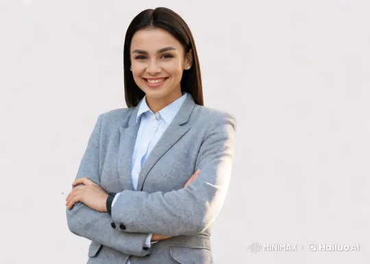 Professional Woman Showcase in Elegant City Setting – AI Generated Video | Hailuo AI