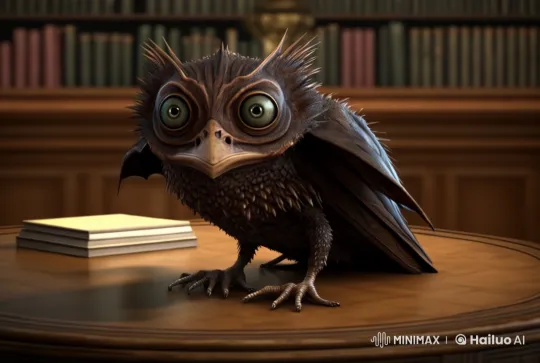 Realistic Bird-Reptile Creature Showcased in Live2D 360-Degree Video – AI Generated Video | Hailuo AI