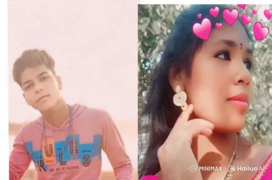 Young Couple's Tender Moment in Aesthetic Split-Screen Video – AI Generated Video | Hailuo AI