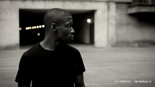 Introspective Young Man in Urban Setting – AI Generated Video | Hailuo AI