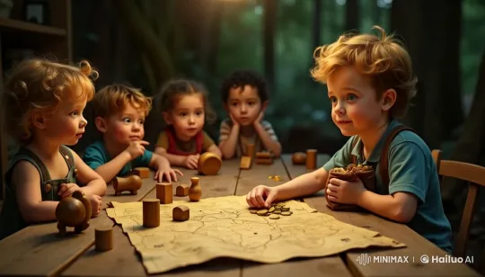 Children's Adventure Game in a Forest Setting – AI Generated Video | Hailuo AI