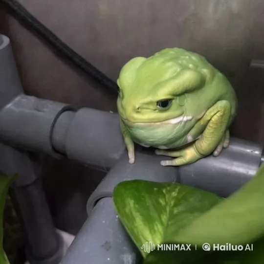 Frog Transformation in Industrial Setting – AI Generated Video | Hailuo AI