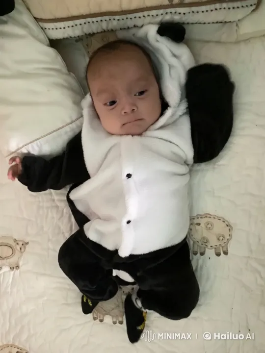 Baby Panda Costume Dances and Fights Cutely – AI Generated Video | Hailuo AI