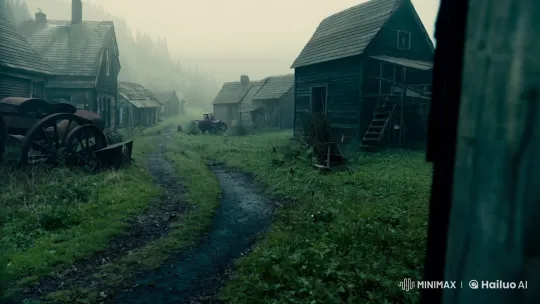 Abandoned Village: Haunting Beauty Meets Psychological Horror – AI Generated Video | Hailuo AI