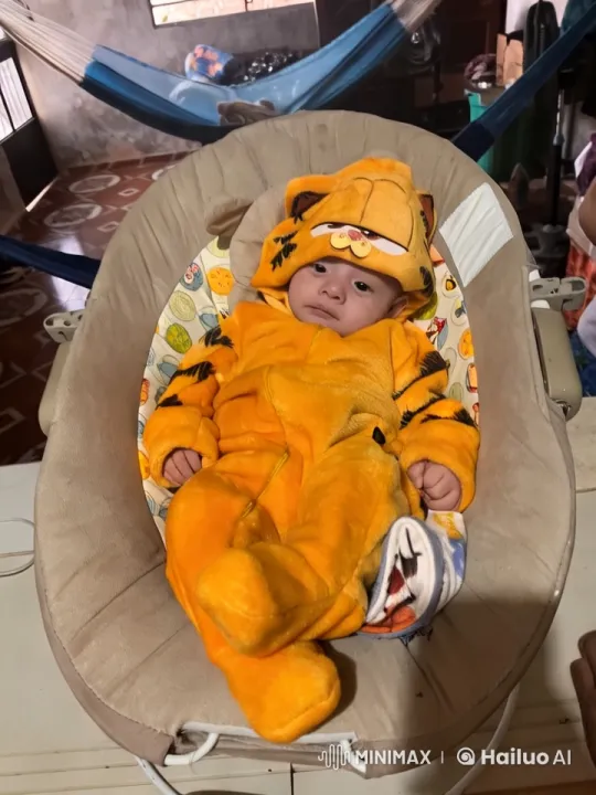 Baby in Tiger Costume Delights with Dance and Playful Kung Fu – AI Generated Video | Hailuo AI