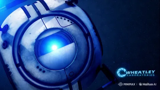 Wheatley's Futuristic Journey Through Cosmic Space – AI Generated Video | Hailuo AI