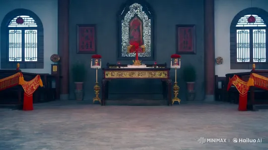 Possessed Chinese Woman in Red: A Terrifying Blend of Beauty and Horror – AI Generated Video | Hailuo AI