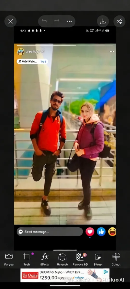 Aesthetic Urban Portrait of Young Couple – AI Generated Video | Hailuo AI