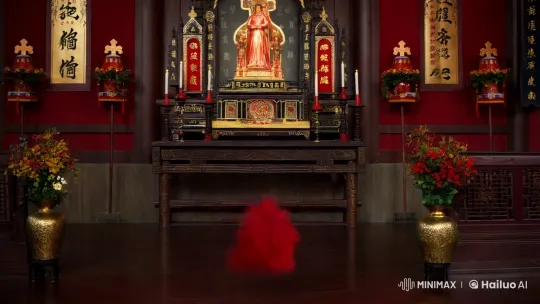 Possessed Woman Transforms in Chinese Catholic Church – AI Generated Video | Hailuo AI