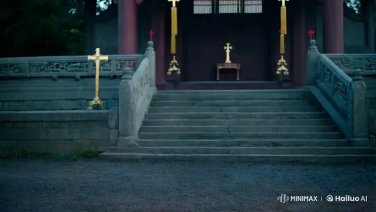 Possessed Chinese Woman Transforms in Catholic Church Scene – AI Generated Video | Hailuo AI