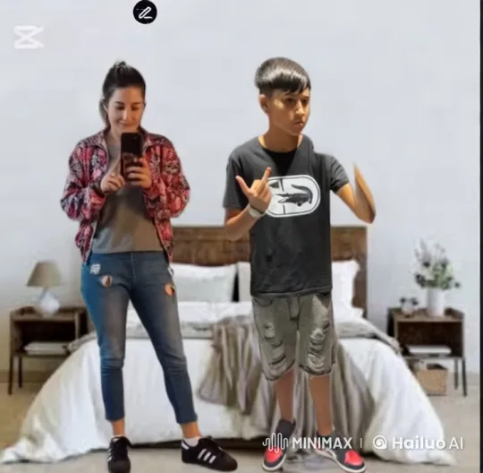 Aesthetic Bedroom Scene with Young Couple Sharing an Intimate Moment – AI Generated Video | Hailuo AI