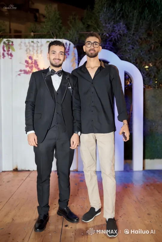 Outdoor Confrontation Between Two Men Amidst Elegant Setting – AI Generated Video | Hailuo AI