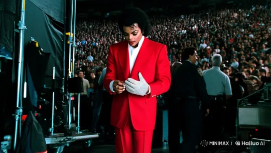 Michael Jackson's Backstage Preparation for a Concert – AI Generated Video | Hailuo AI