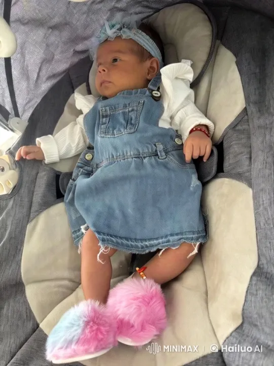 Baby's Joyful Dance in Cozy Stroller Outfit – AI Generated Video | Hailuo AI