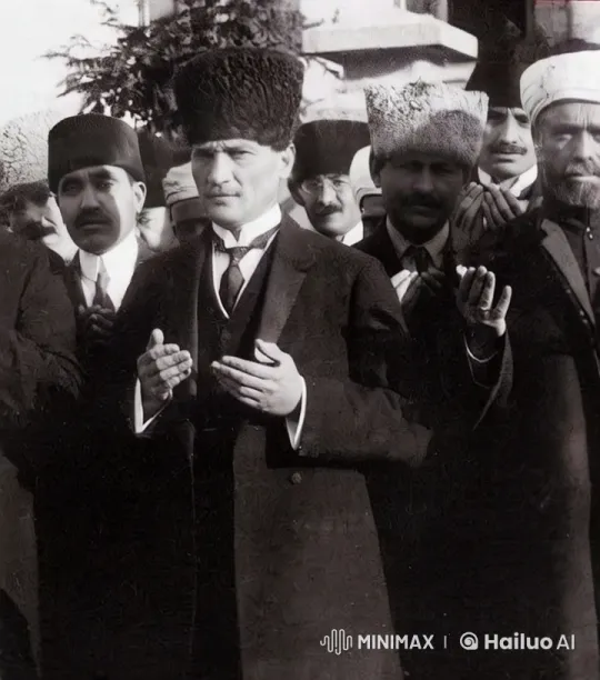 Traditional Men Praying in Historical Attire – AI Generated Video | Hailuo AI