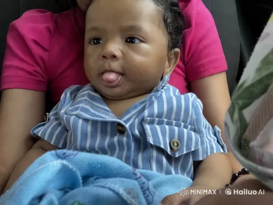 Baby's Playful Dance and Kung Fu Moves in Car – AI Generated Video | Hailuo AI