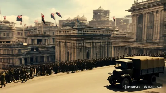 Colonial Rangoon: A Cinematic Exploration of 1945 Cityscape – AI Generated Video | Hailuo AI