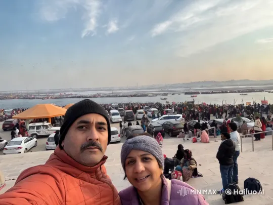 Vibrant Mahakumbh Festival: A Panoramic Cultural Experience – AI Generated Video | Hailuo AI