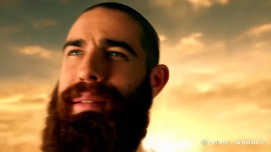 Ascension of a Christ-like Figure in Ethereal Light – AI Generated Video | Hailuo AI