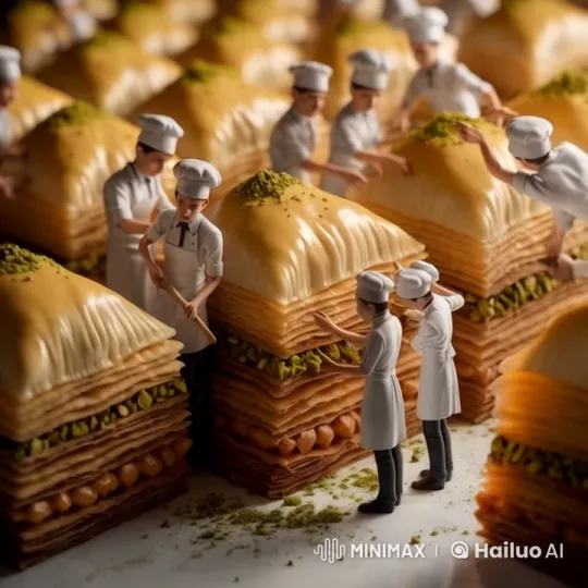 Artisan Chefs Craft Intricate Pastries – AI Generated Video | Hailuo AI