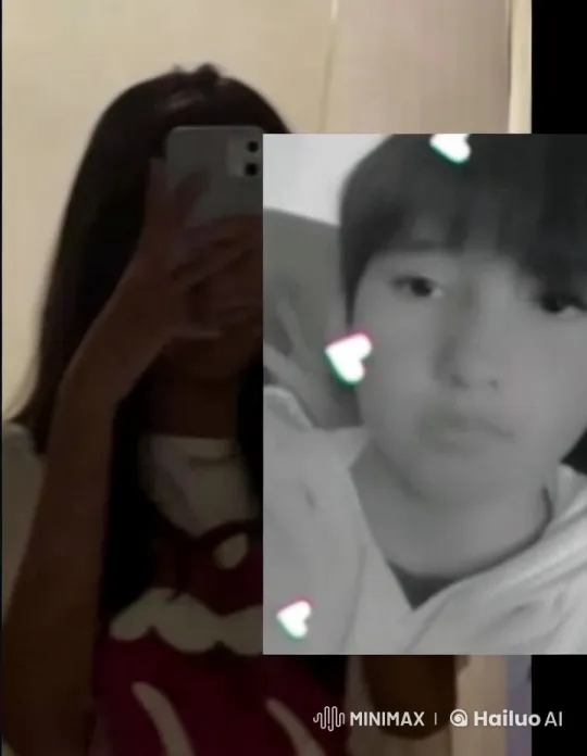 Intimate Moment: Girl Takes Selfie, Kisses Boy – AI Generated Video | Hailuo AI