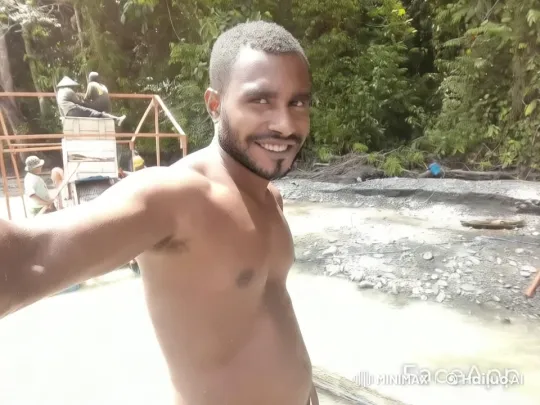 Selfie in Forest Amidst Ongoing Construction – AI Generated Video | Hailuo AI