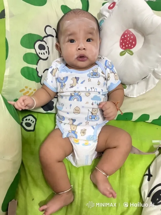 Baby Dancing Joyfully on Colorful Bed – AI Generated Video | Hailuo AI