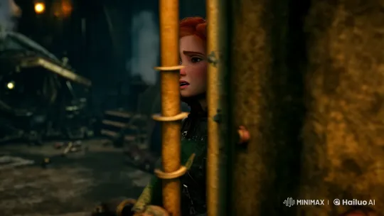 Gritty Steampunk Scene: Mercenary's Close-Up – AI Generated Video | Hailuo AI