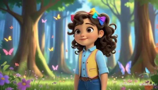 Magical Forest Adventure of Curious Sofía – AI Generated Video | Hailuo AI