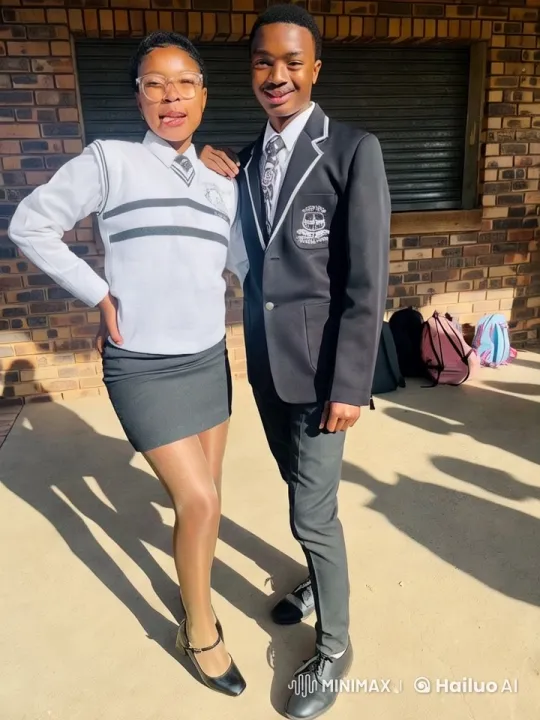 Two Students Showcase Uniforms with Aesthetic Style – AI Generated Video | Hailuo AI