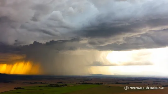 Dynamically Evolving Storm Clouds Timelapse – AI Generated Video | Hailuo AI