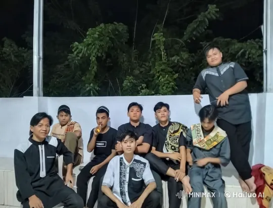 Traditional Attire Kungfu Performance in Night Setting – AI Generated Video | Hailuo AI