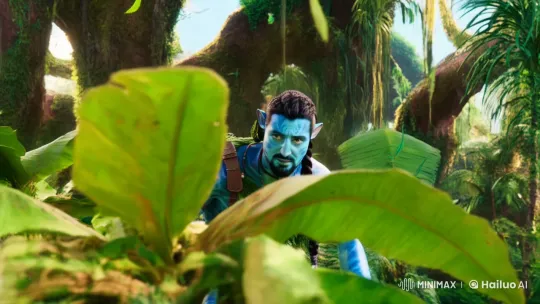 Na'vi Warrior Emerges in Lush Pandoran Forest – AI Generated Video | Hailuo AI