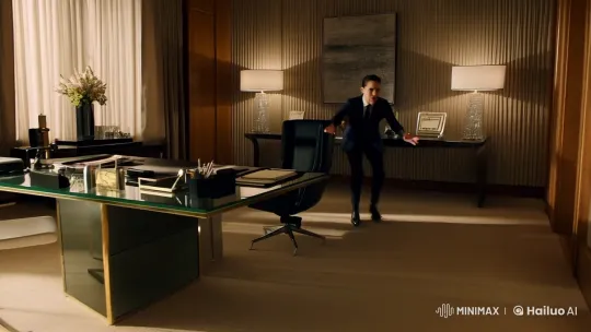 Elegant Office Scene with Dynamic Camera Work – AI Generated Video | Hailuo AI