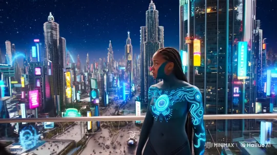 Cyber-City Showdown: AI Defends Earth from Alien Invasion – AI Generated Video | Hailuo AI