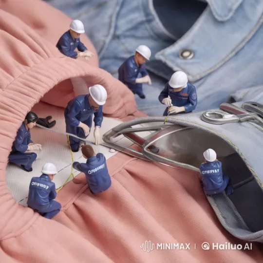 Miniature Craftsmen Create Art on Pink Fabric – AI Generated Video | Hailuo AI