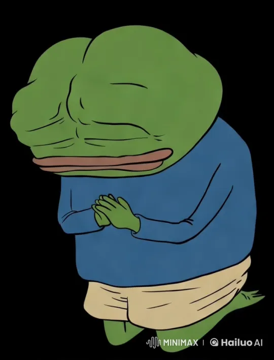 Pepe the Frog Expresses Sorrow in Emotional Short Film – AI Generated Video | Hailuo AI