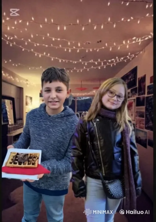 Romantic Moment with Dessert in Cozy Room – AI Generated Video | Hailuo AI