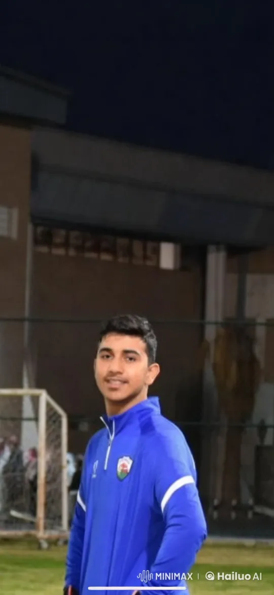 Young Man Smoking at Night on Sports Field – AI Generated Video | Hailuo AI
