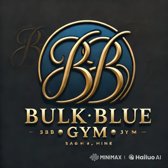 Elegant Introduction to Bulk Blue Gym's Luxurious Logo – AI Generated Video | Hailuo AI