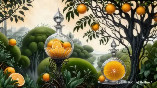 16K Animated Landscape with Dynamic Foliage and Fruits – AI Generated Video | Hailuo AI