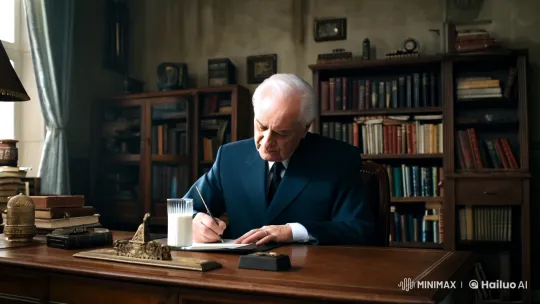 Retired Officer, Family Embrace Honesty Over Spilled Milk – AI Generated Video | Hailuo AI